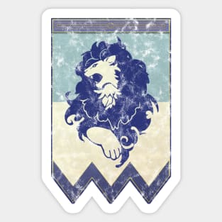 Three Houses Blue Lions Banner Emblem Sticker